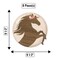 8 Count Crown of Flowers Horse Party Paper Dinner Plates 9 1/2Disposable Plates for Horse-Themed Celebrations